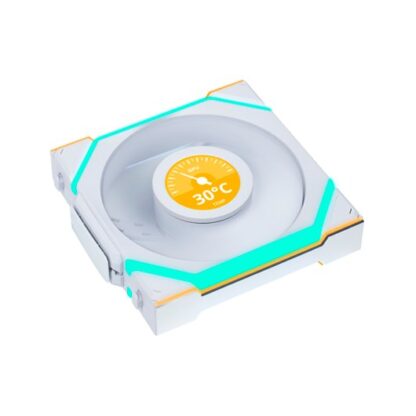 VENTILADOR 120X120 LIAN LI UNIFAN SL WIRELESS LCD WH RV - Imagen 2