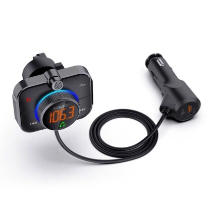 TRANSMISOR FM BLUETOOTH 5.0 COCHE SAVIO TR-14 - Imagen 5