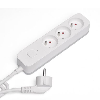 REGLETA DE 3 ENCHUFES 1.5M BLANCO SAVIO LZ-07 - Imagen 2