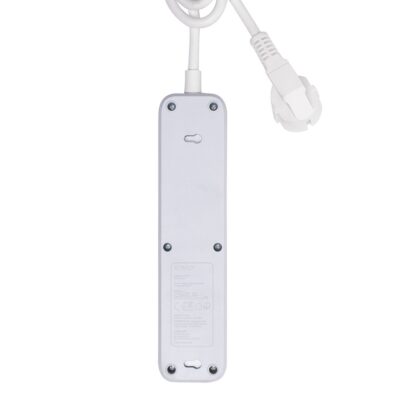REGLETA DE 3 ENCHUFES 1.5M BLANCO SAVIO LZ-07 - Imagen 4
