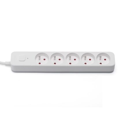 REGLETA DE 5 ENCHUFES 3M BLANCO SAVIO LZ-09 - Imagen 3