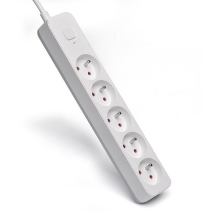REGLETA DE 5 ENCHUFES 3M BLANCO SAVIO LZ-09 - Imagen 5