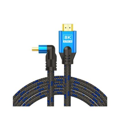 CABLE HDMI 2.1 (M) ANGULAR 8K SAVIO CL-147 1.8M - Imagen 2