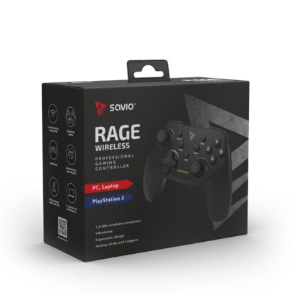 MANDO GAMEPAD INALAMBRICO PC/PS3 SAVIO RAGE W - Imagen 6