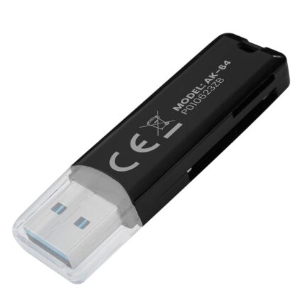 LECTOR DE TARJETAS SD - USB 3.0 NEGRO SAVIO AK-64 - Imagen 2