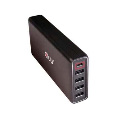 CARGADOR CLUB3D 5 PUERTOS 111W USB-A   USB-C - Imagen 4