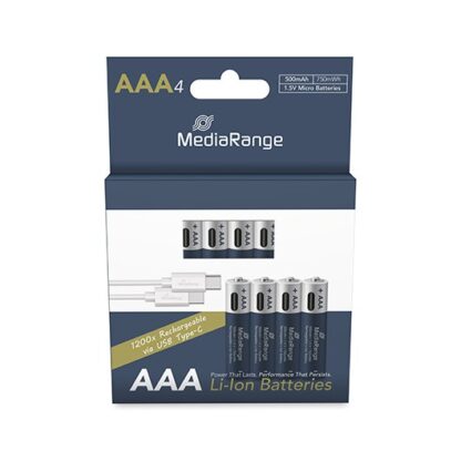 PILAS RECARGABLES MEDIARANGE AAA - Imagen 3