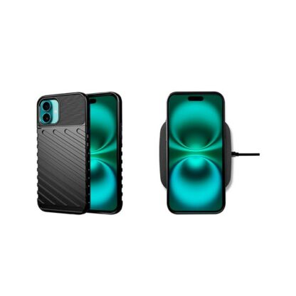 FUNDA COOL IPHONE 16 PLUS THUNDER NEGRO - Imagen 2