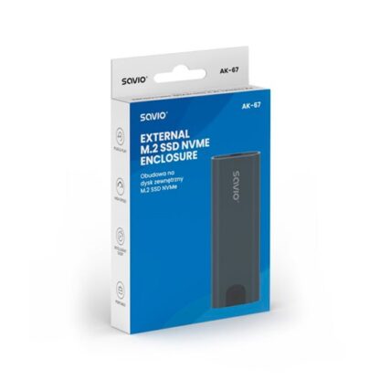 CAJA EXTERNA DISCO DURO HD/SSD 2.5  SAVIO AK-67 - Imagen 4