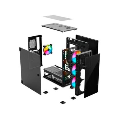 TORRE ATX SAVIO PRIME X1 ARGB - Imagen 5