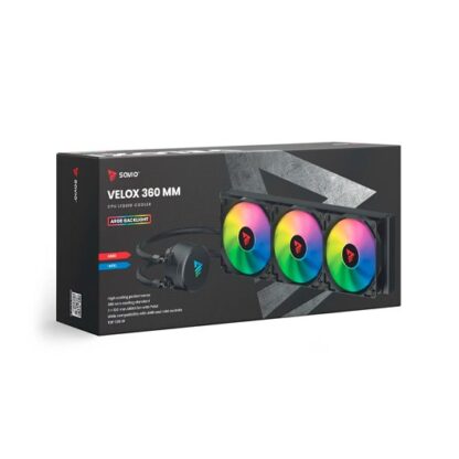 DISIPADOR REF LIQUIDA SAVIO VELOX 360MM ARGB - Imagen 3