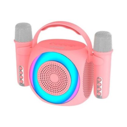 ALTAVOZ KARAOKE COOL MINI KARAOKE PARTY 6W ROSA - Imagen 3