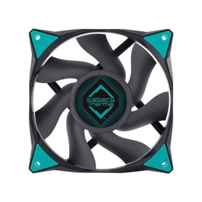 VENTILADOR 140X140 ICEBERG-THERMAL ICEGALE BLACK 2P - Imagen 2