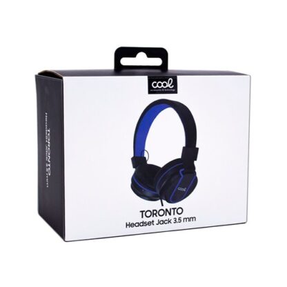 AURICULARES COOL TORONTO BLACK-BLUE - Imagen 2