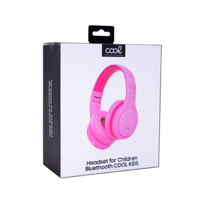 AURICULARES CASCOS STEREO INFANTILES COOLKIDS PINK - Imagen 3