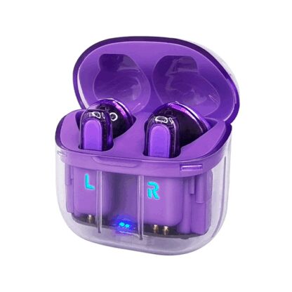 AURICULARES DUAL POD EARBUDS COOL VIOLET CRYSTAL - Imagen 2