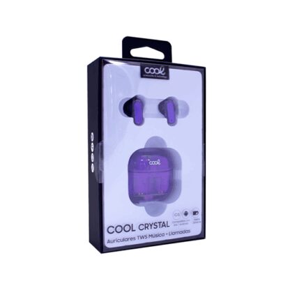 AURICULARES DUAL POD EARBUDS COOL VIOLET CRYSTAL - Imagen 3
