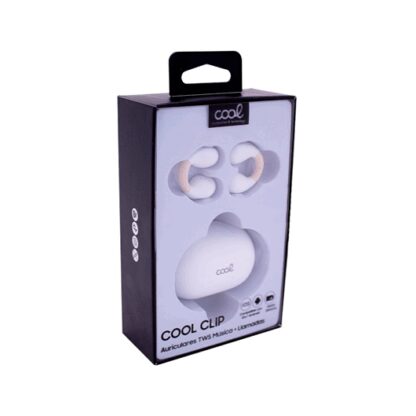 AURICULARES BLUETOOTH EARBUDS COOL CLIP WHITE - Imagen 3
