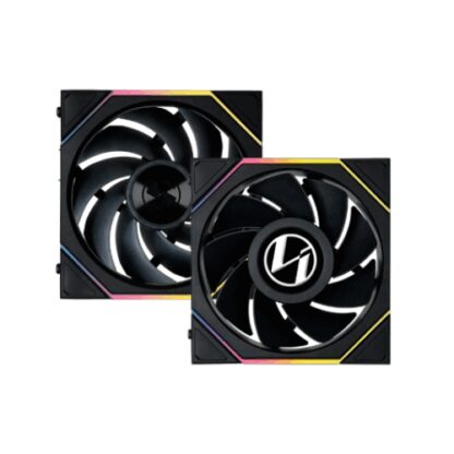 VENTILADOR 120X120 LIAN LI UNIFANTL-LCD WIRELESS BLACK R - Imagen 3