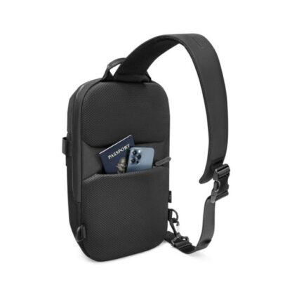 BOLSO BANDOLERA TOMTOC NAVIGATOR T24 BLACK M - Imagen 4