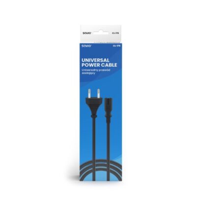 CABLE ALIMENTACIÓN UNIVERSAL SAVIO CL-178 - Imagen 2
