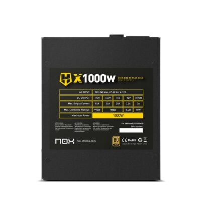 FUENTE DE ALIMENTACION ATX 1000W NOX HUMMER X - Imagen 2