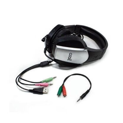 AURICULARES GAMING COOL BREMEN ADAPT.AUDIO BK-GRY - Imagen 2