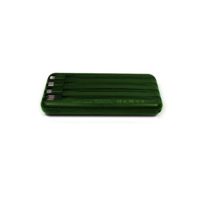 POWERBANK COOL 10000MAH QI WIRELESS GRIP GREEN - Imagen 2