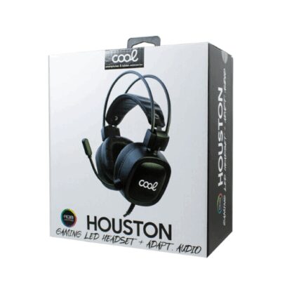 AURICULARES GAMING COOL HOUSTON ADAPT.AUDIO BLACK - Imagen 3