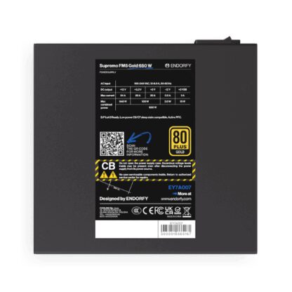 FUENTE DE ALIMENTACION ATX 650W ENDORFY SUPREMO FM5 GOLD - Imagen 6