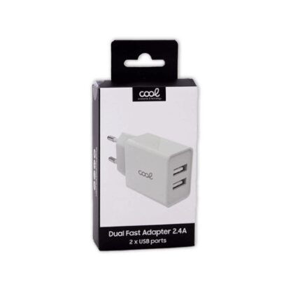 CARGADOR COOL 2USB 2,4 AMP WHITE - Imagen 5