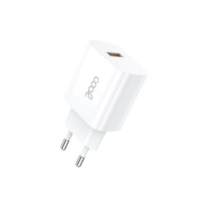 CARGADOR COOL  USB-C 12W 2.4 AMP WHITE CABLE 1.2M - Imagen 2