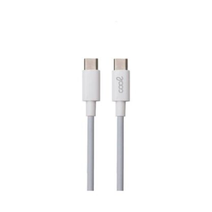 CABLE COOL USB -C A USB-C 3M WHITE - Imagen 2