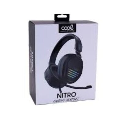 AURICULARES GAMING COOL NITRO ADAPT. AUDIO BLACK - Imagen 3