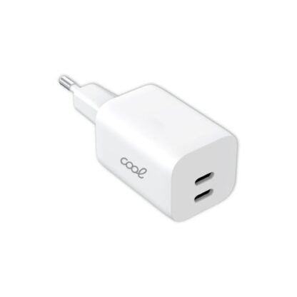 CARGADOR COOL DUAL USBC 35W ULTRA CARGA WHITE - Imagen 2