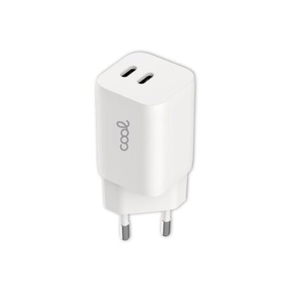 CARGADOR COOL DUAL USBC 35W ULTRA CARGA WHITE - Imagen 3