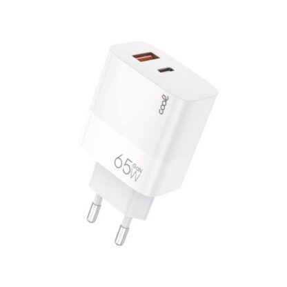 CARGADOR COOL DUAL USBC,USB 65W U.C.R. CABLE WHI. - Imagen 3