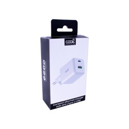 CARGADOR COOL DUAL USBC/USB 45W UTRA CARGA RAPIDA - Imagen 6