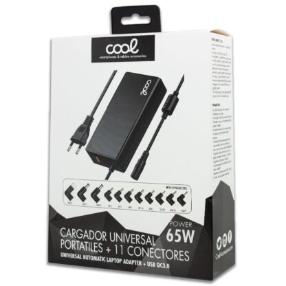 CARGADOR COOL ORD. PORTATIL AUTO 65W 11 CONECTORES - Imagen 4