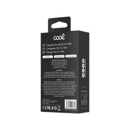 CARGAGOR COOL USB-C 3AMP CARGA RAPIDA WHITE CABLE - Imagen 5