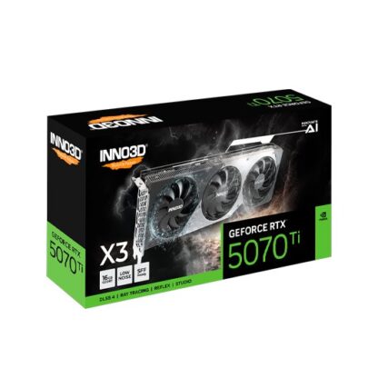 TARJETA GRÁFICA INNO3D RTX 5070 TI X3 OC 16GB - Imagen 2