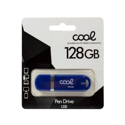 PENDRIVE 128GB USB 2.0 COOL COVER AZUL - Imagen 2