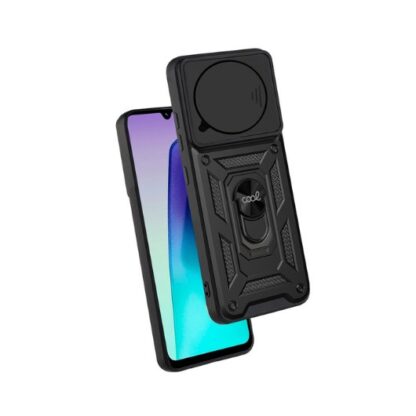 FUNDA COOL XIAOMI REDMI 14C HARD RING NEGRO - Imagen 2