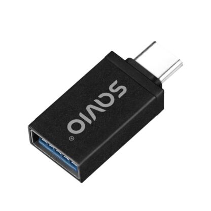 ADAPTADOR SAVIO AK-80 USB-A 3.1 USB-C 3.1 BLACK - Imagen 3