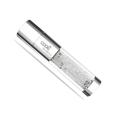 PENDRIVE 64GB USB 3.0 COOL CRYSTAL BLANCO - Imagen 2