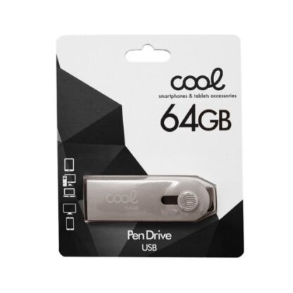 PENDRIVE 64GB USB 2.0 COOL OPTIMUS PLATA - Imagen 4