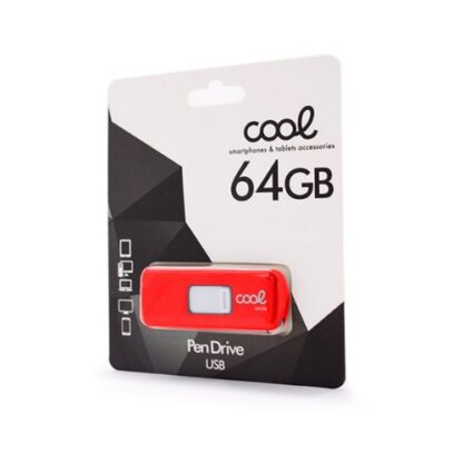 PENDRIVE 64GB USB 2.0 COOL BASIC ROJO - Imagen 4