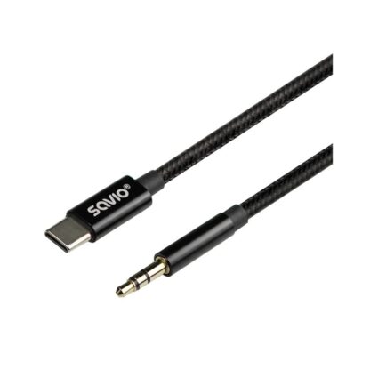 CABLE USB-C A MINI-JACK SAVIO CL-187 1M - Imagen 2
