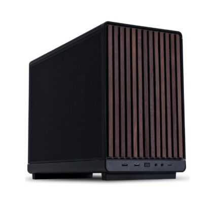 TORRE M-ATX LIAN LI A3 WOOD GLASS VERSION BLACK - Imagen 3