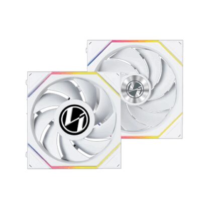 VENTILADOR 120X120 LIAN LI UNIFAN TL-LCD WIRELESS WHITE - Imagen 2